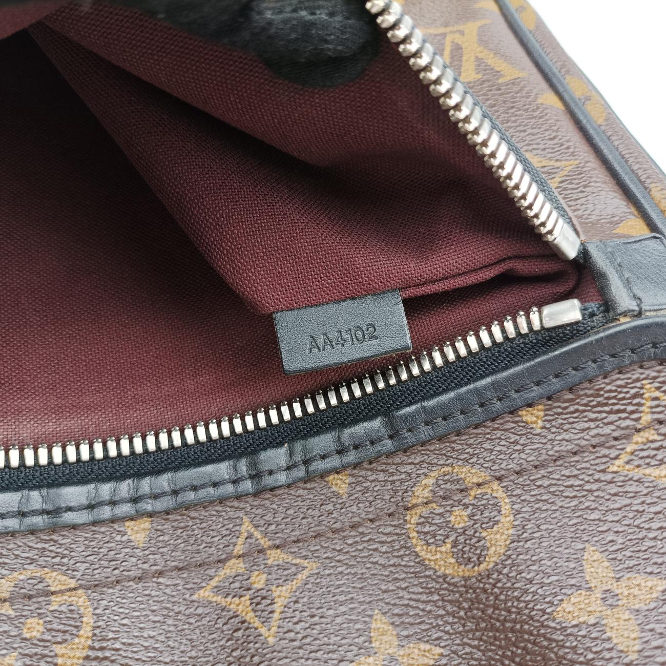 Vintage Louis Vuitton BASS MM brown Monogram Macassar M56715 shoulderbag | stylenewstar