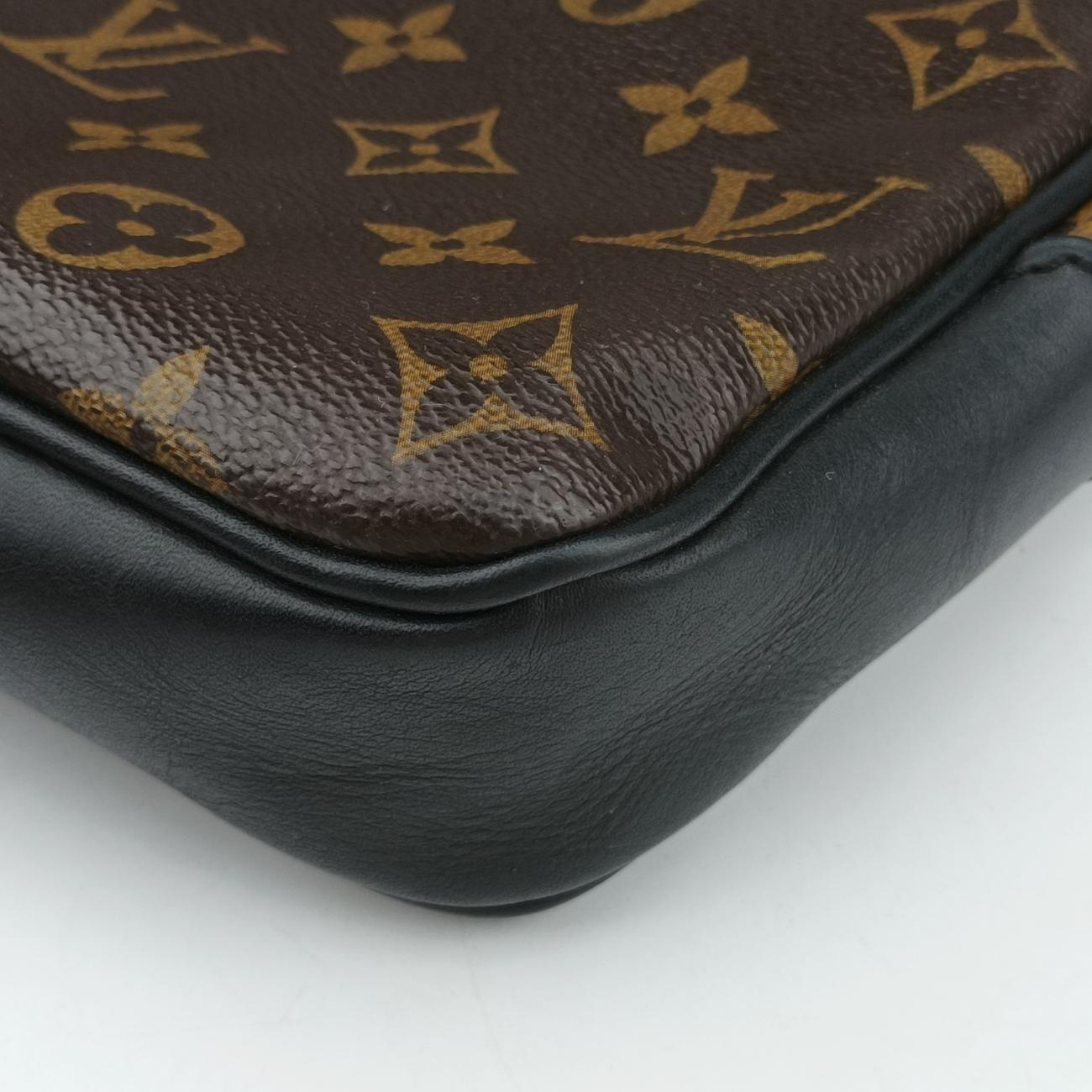 Vintage Louis Vuitton BASS MM brown Monogram Macassar M56715 shoulderbag | stylenewstar