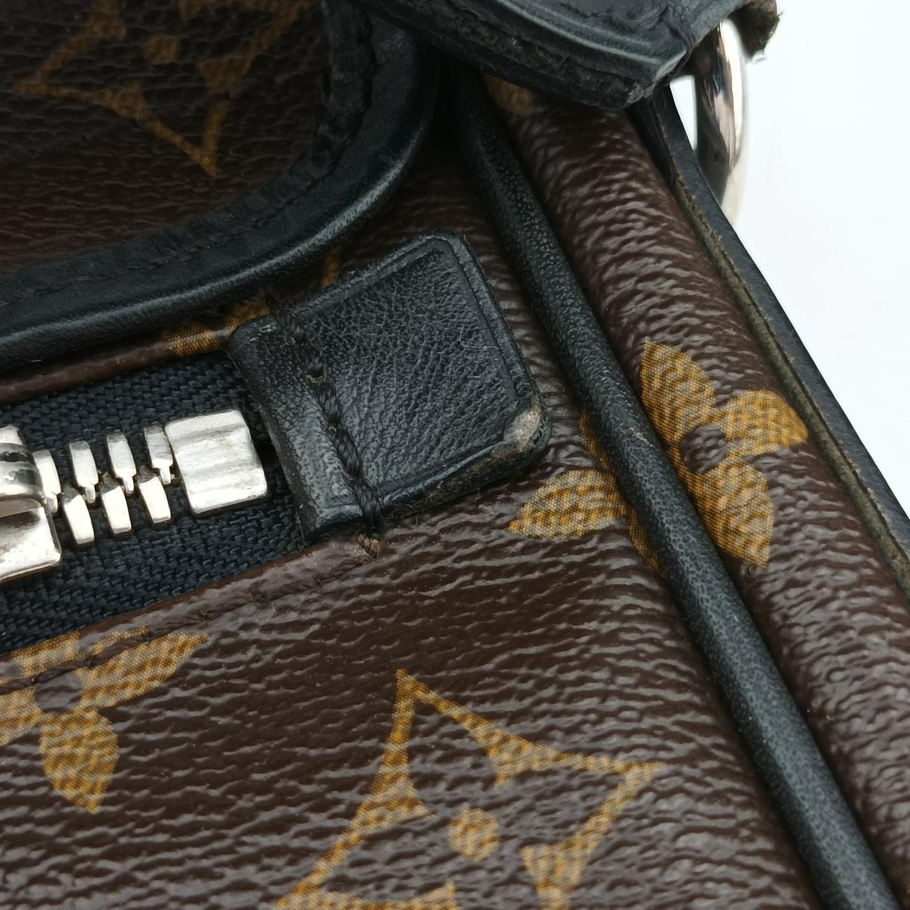 Vintage Louis Vuitton BASS MM brown Monogram Macassar M56715 shoulderbag | stylenewstar