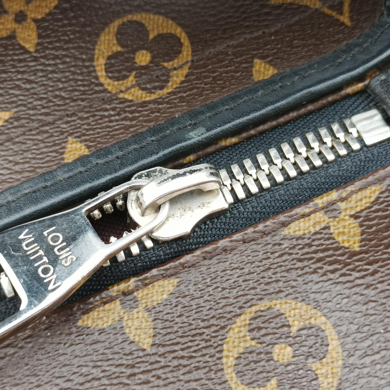 Vintage Louis Vuitton BASS MM brown Monogram Macassar M56715 shoulderbag | stylenewstar