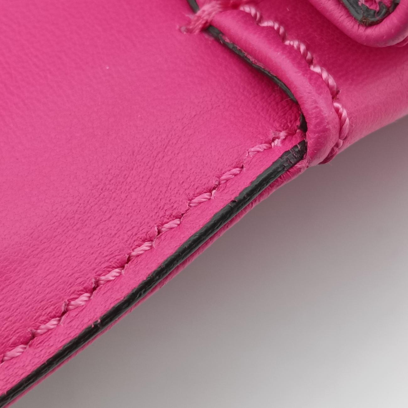 Pre-owned Valentino Rockstud Va Va Voom Rose Leather  shoulderbag | stylenewstar