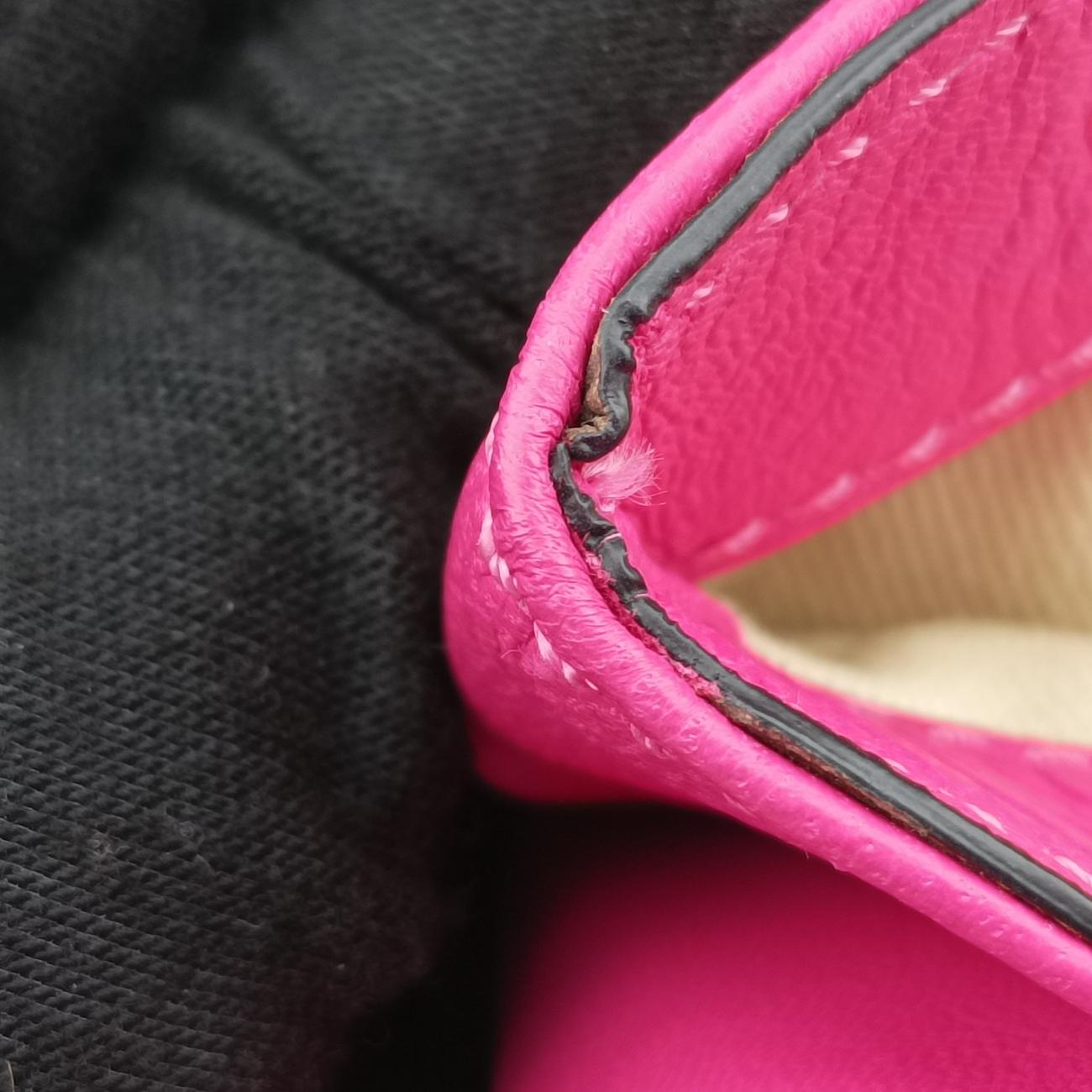 Pre-owned Valentino Rockstud Va Va Voom Rose Leather  shoulderbag | stylenewstar