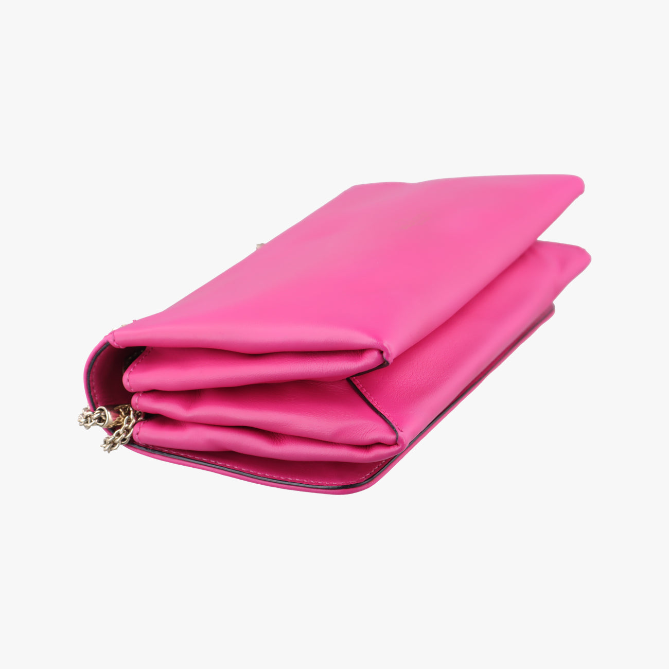 Pre-owned Valentino Rockstud Va Va Voom Rose Leather  shoulderbag | stylenewstar