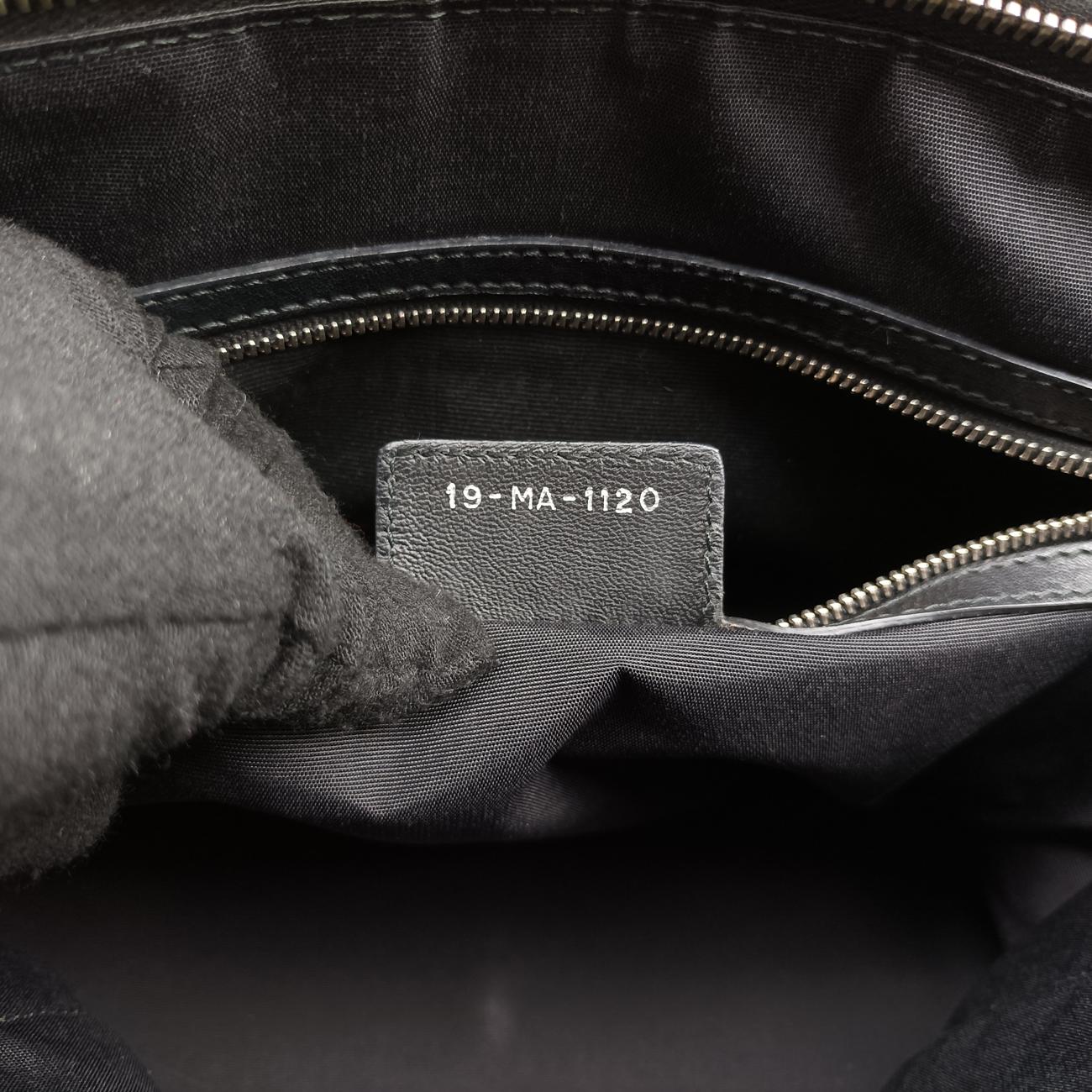 Pre-owned Christian Dior Granville Black Leather  handbag | stylenewstar