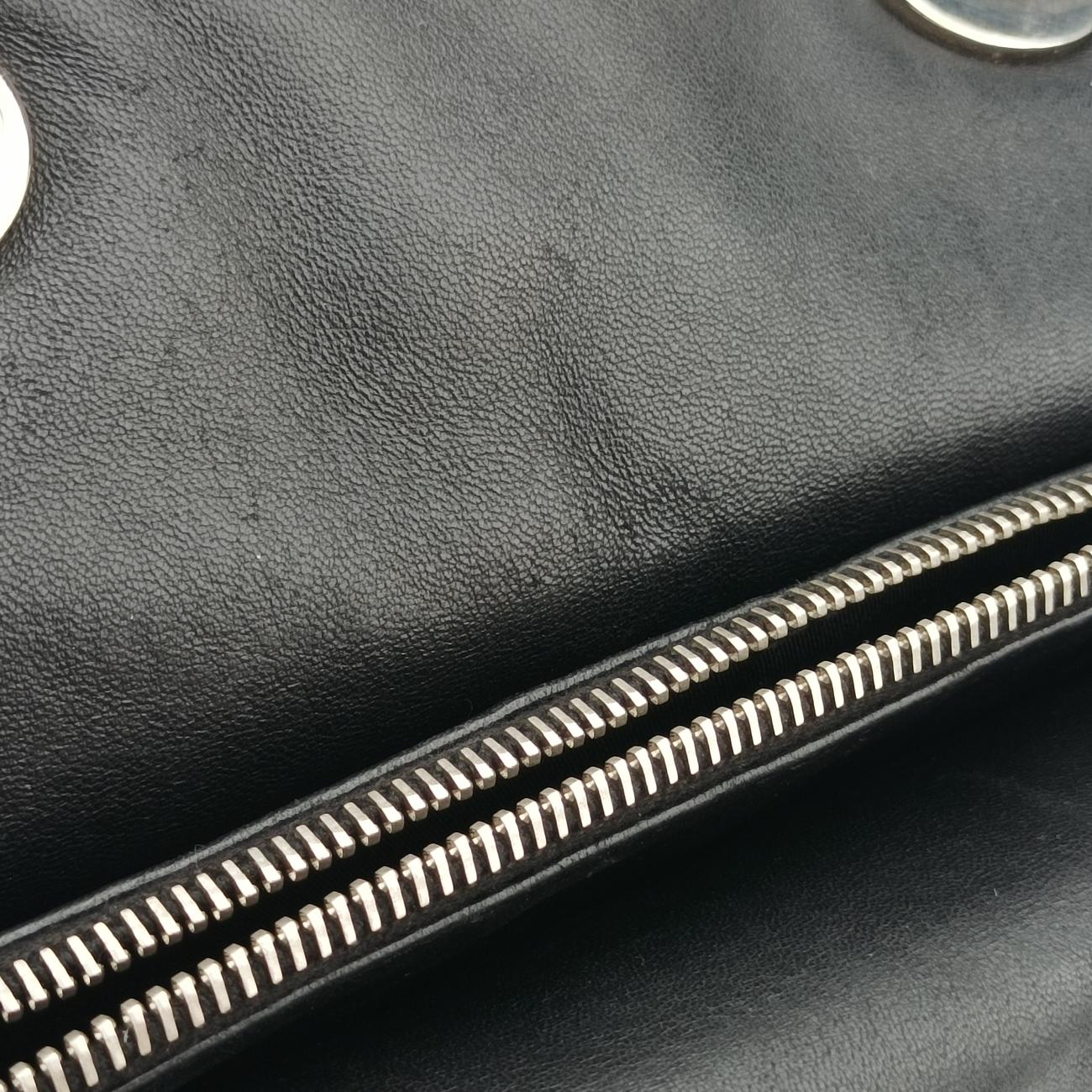 Pre-owned Christian Dior Granville Black Leather  handbag | stylenewstar