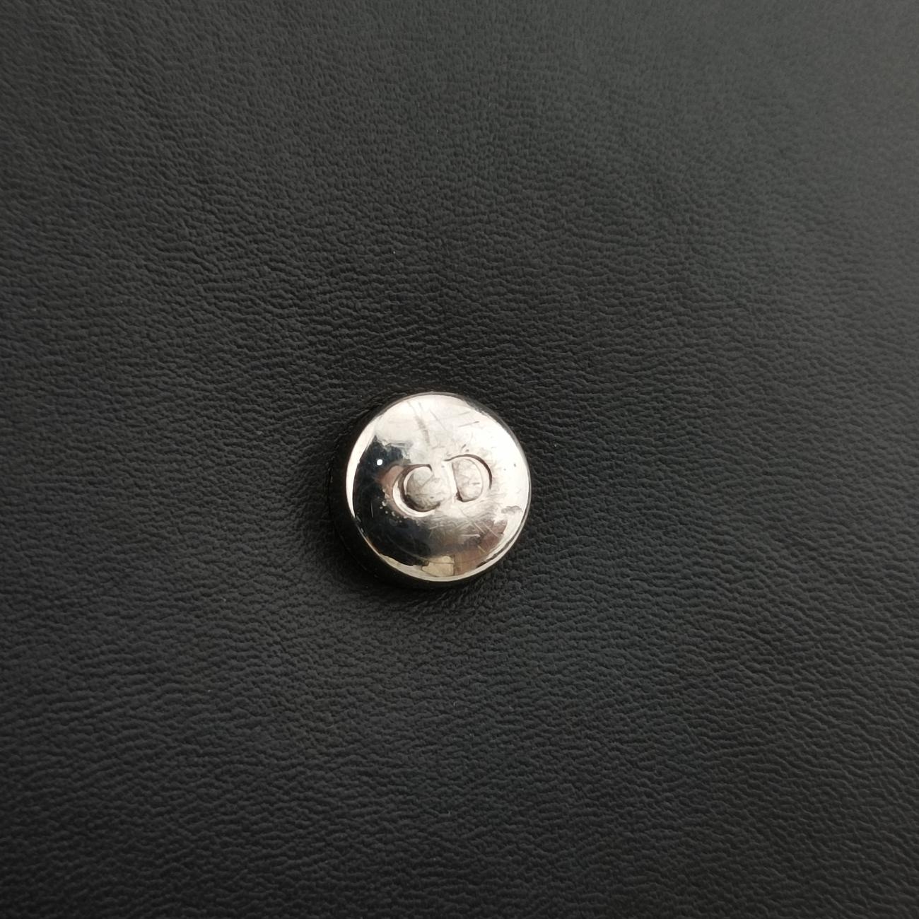 Pre-owned Christian Dior Granville Black Leather  handbag | stylenewstar