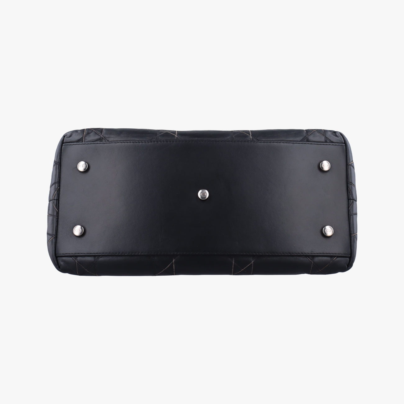 Pre-owned Christian Dior Granville Black Leather  handbag | stylenewstar