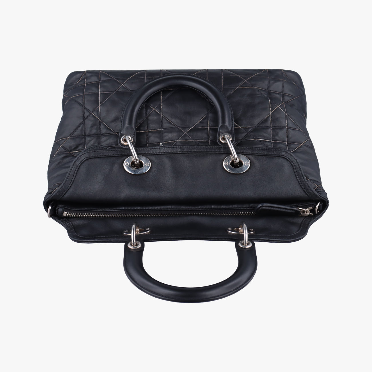 Pre-owned Christian Dior Granville Black Leather  handbag | stylenewstar