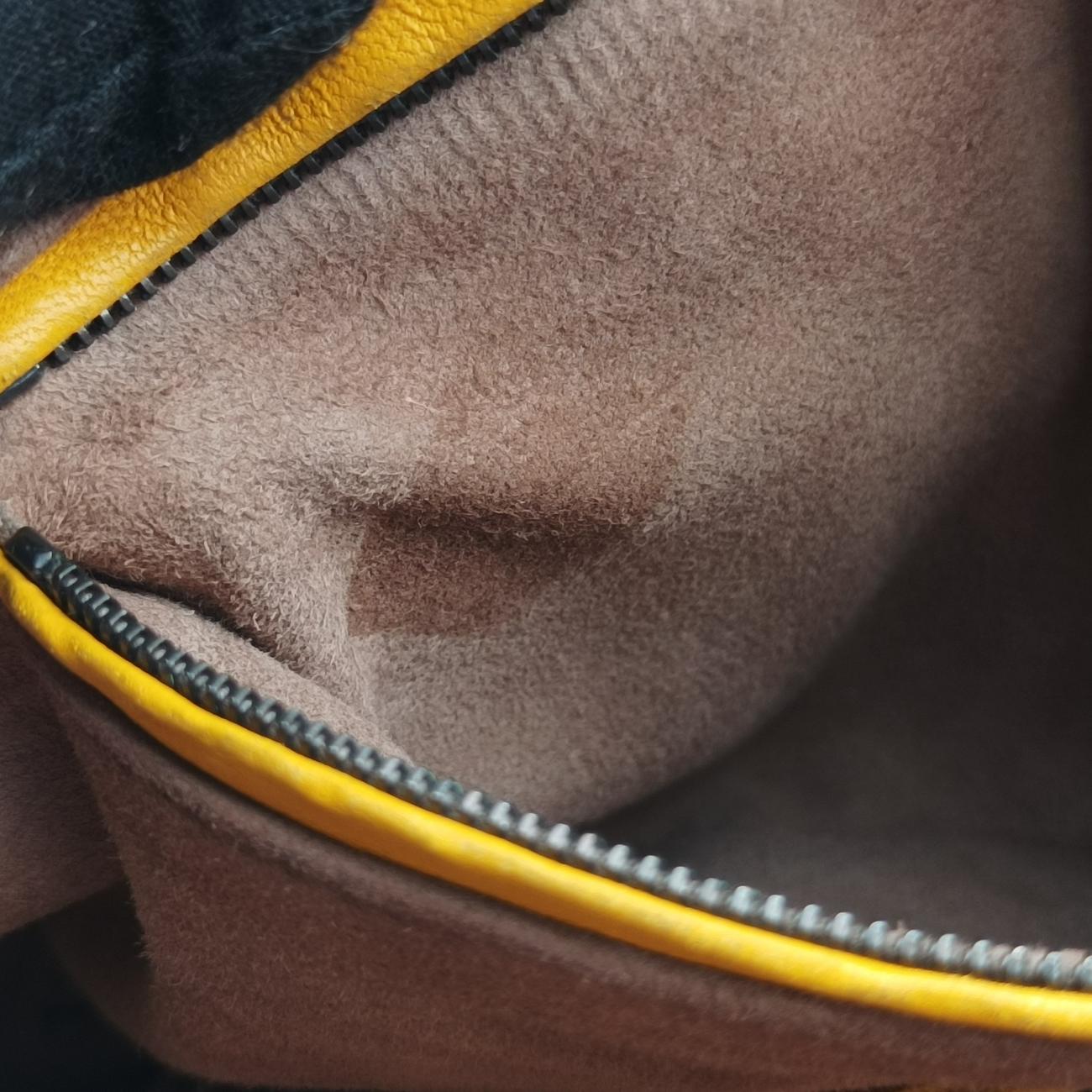 Pre-owned Bottega Veneta Intrecciato yellow×Multicolour lambskin  shoulderbag | stylenewstar