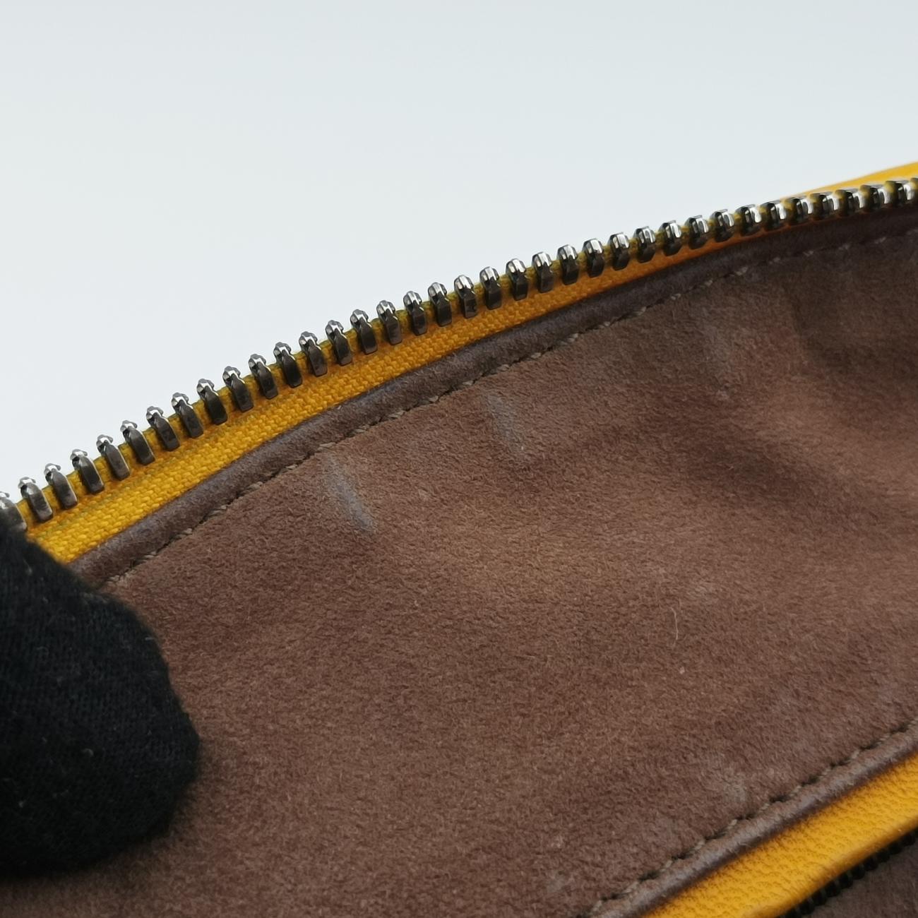 Pre-owned Bottega Veneta Intrecciato yellow×Multicolour lambskin  shoulderbag | stylenewstar