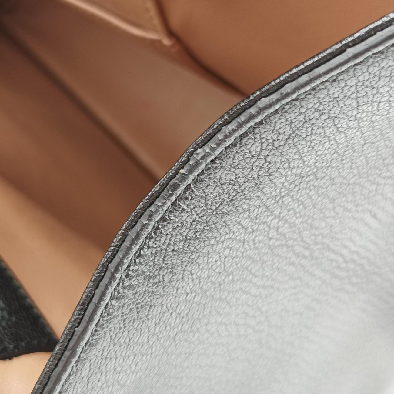 Pre-owned Gucci GG Supreme  Fox Beige×Multicolour PVC coated canvas x leather 466432 shoulderbag | stylenewstar