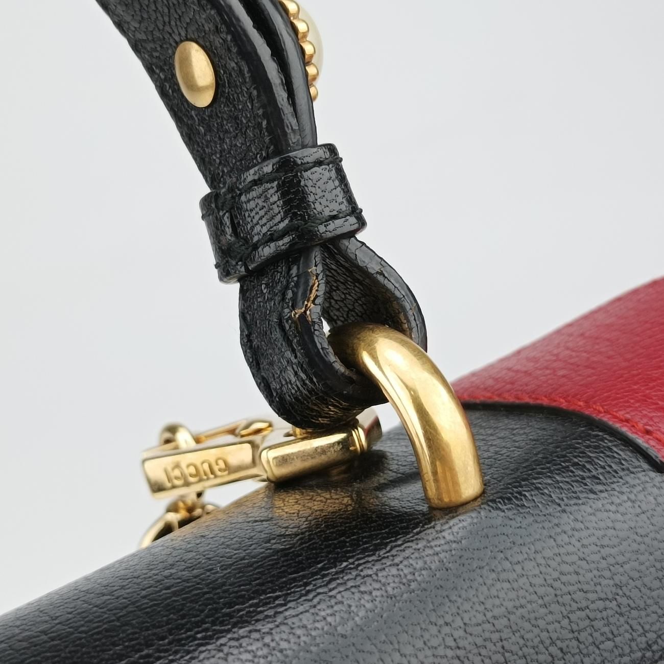 Pre-owned Gucci GG Supreme  Fox Beige×Multicolour PVC coated canvas x leather 466432 shoulderbag | stylenewstar