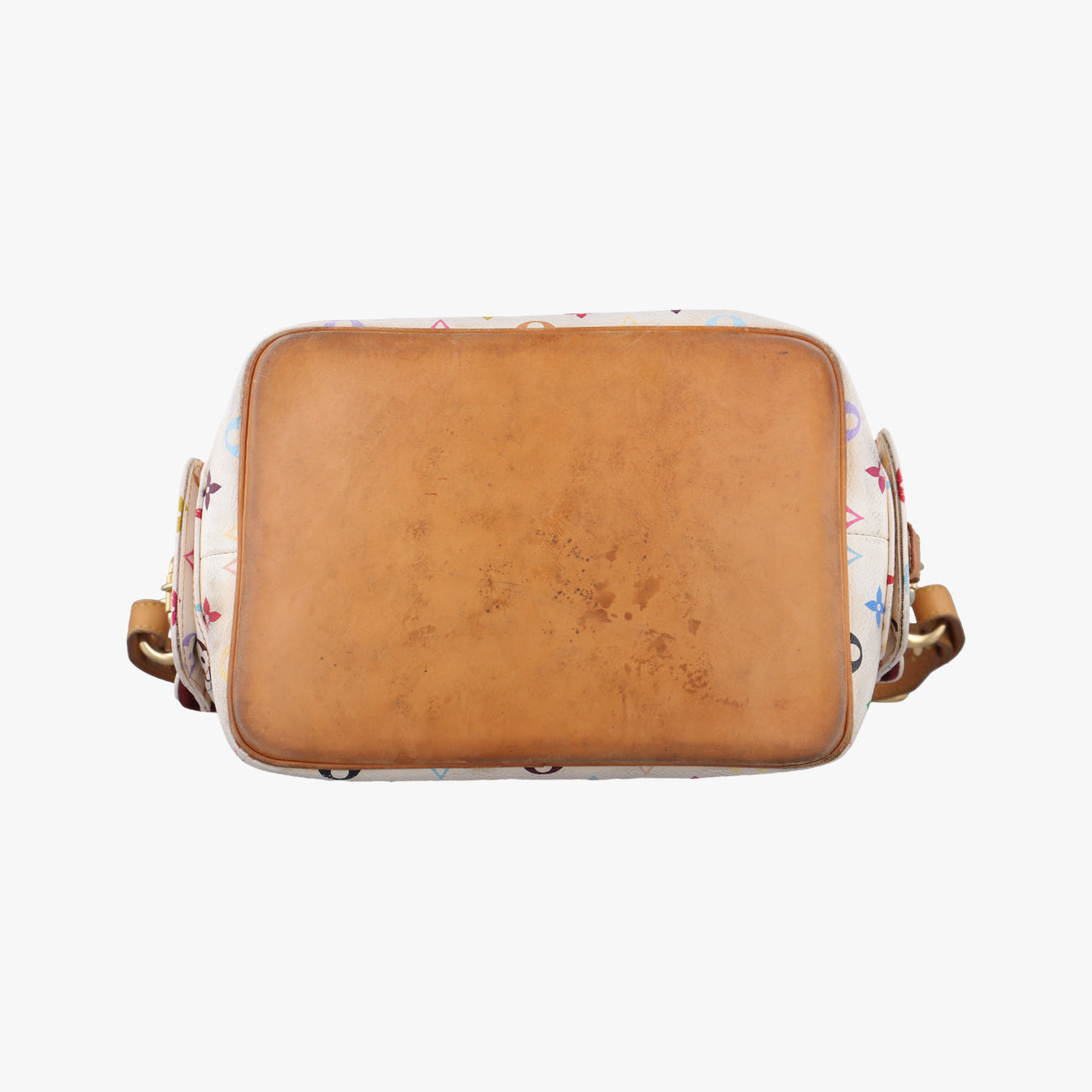 Secondhand Louis Vuitton Petit NOé white Monogram Multicolor M42229 shoulderbag | stylenewstar