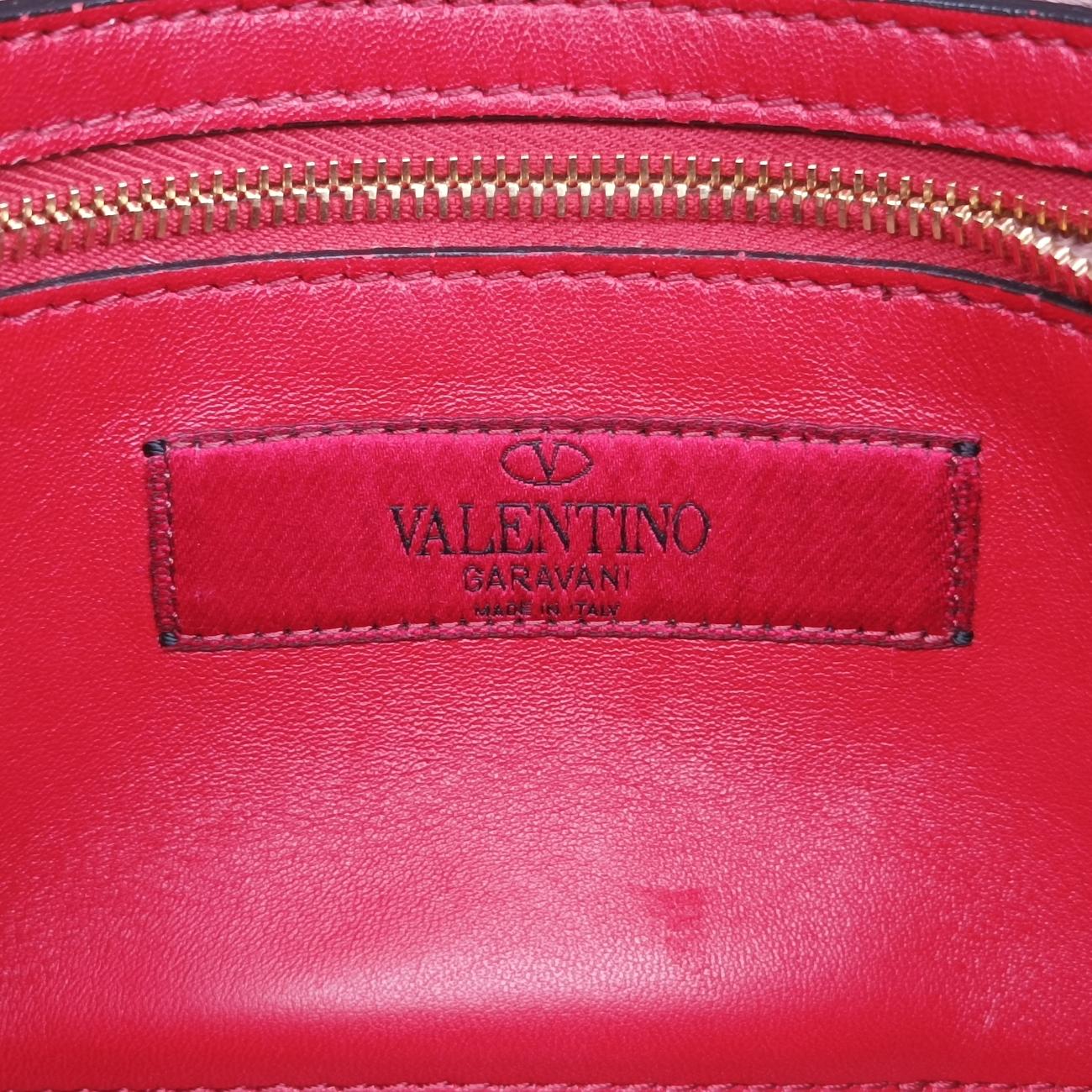 Vintage Valentino Rockstud Red×Pink Leather  shoulderbag | stylenewstar