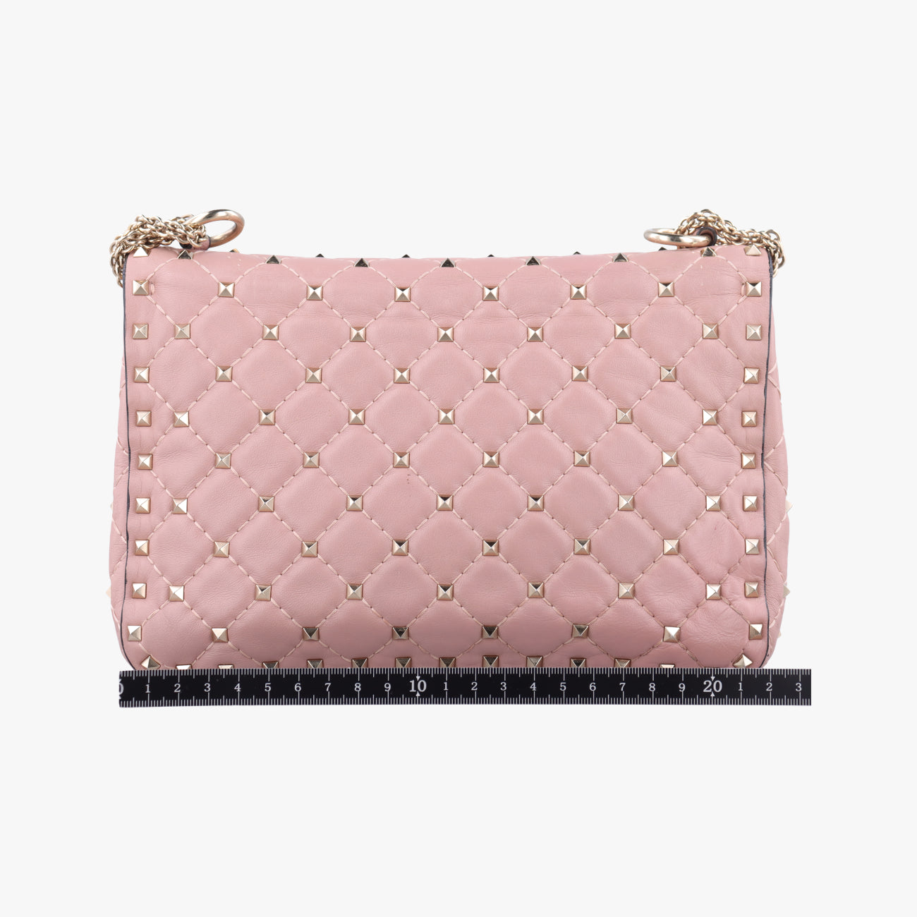 Vintage Valentino Rockstud Red×Pink Leather  shoulderbag | stylenewstar