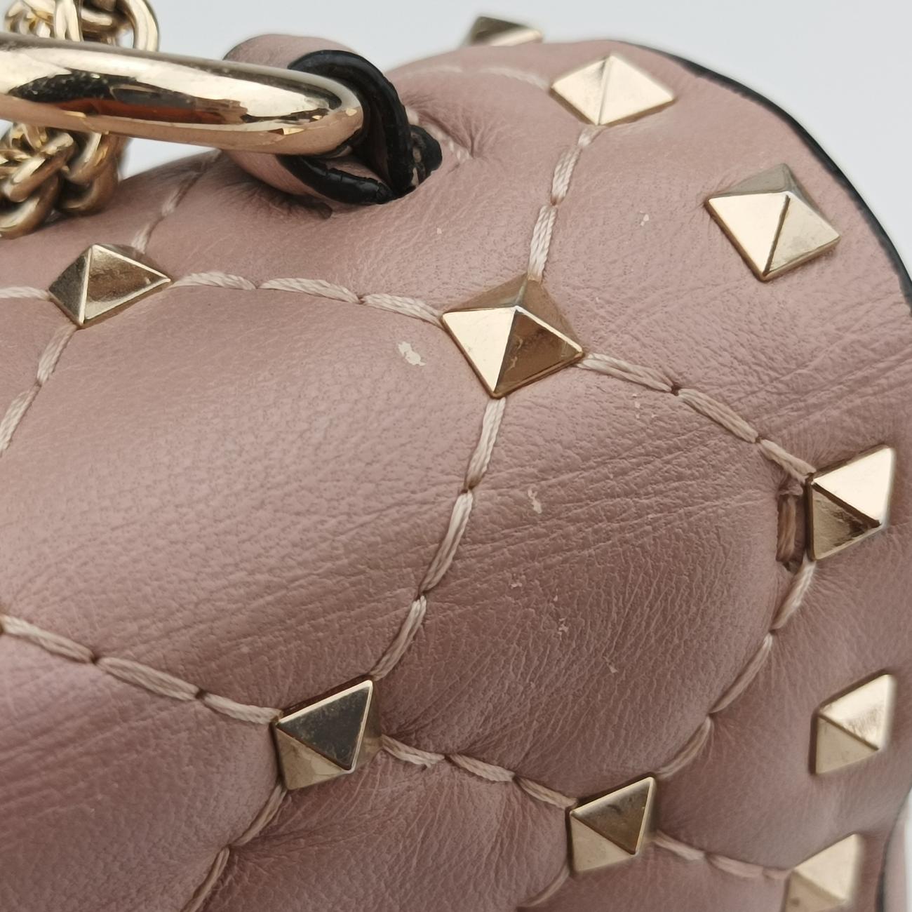 Vintage Valentino Rockstud Red×Pink Leather  shoulderbag | stylenewstar