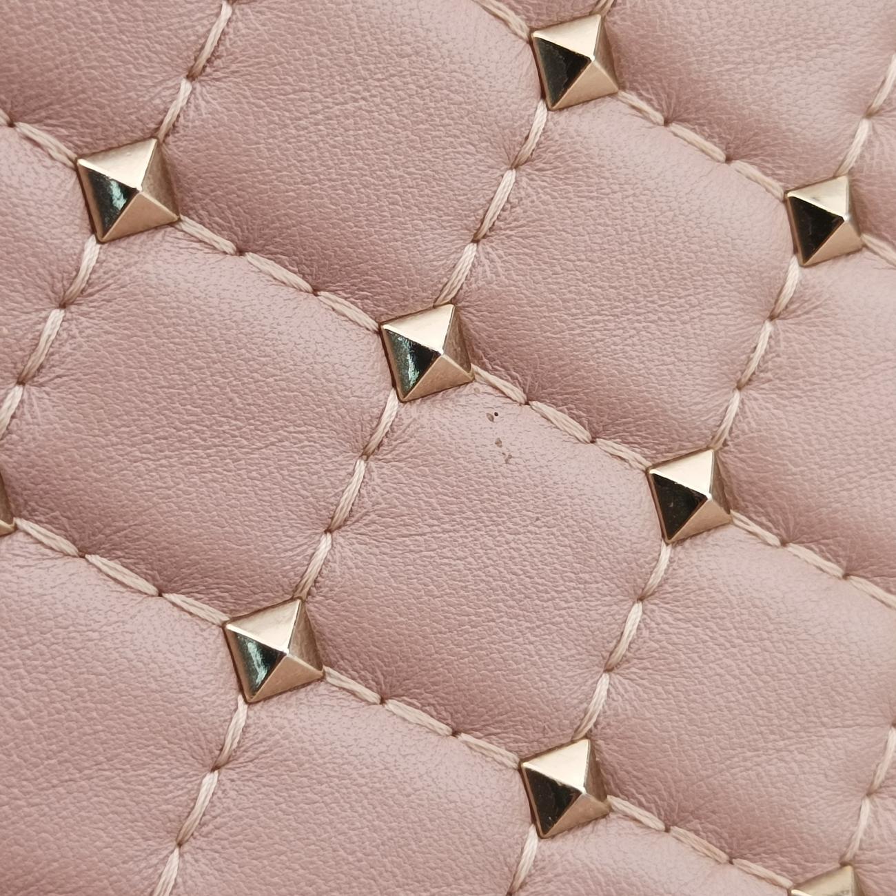 Vintage Valentino Rockstud Red×Pink Leather  shoulderbag | stylenewstar