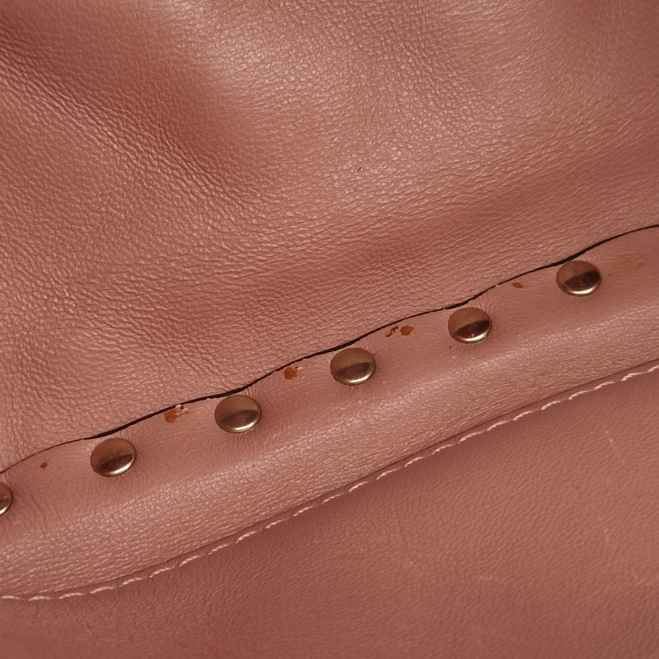 Vintage Valentino Rockstud Red×Pink Leather  shoulderbag | stylenewstar