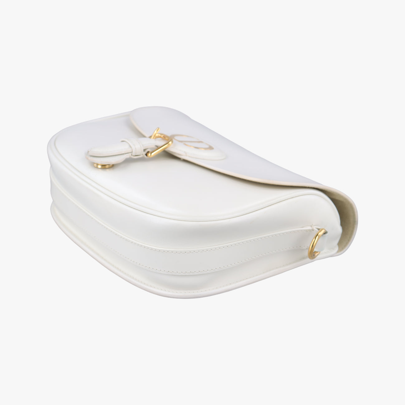 Secondhand Christian Dior Bobby White leather  shoulderbag | stylenewstar