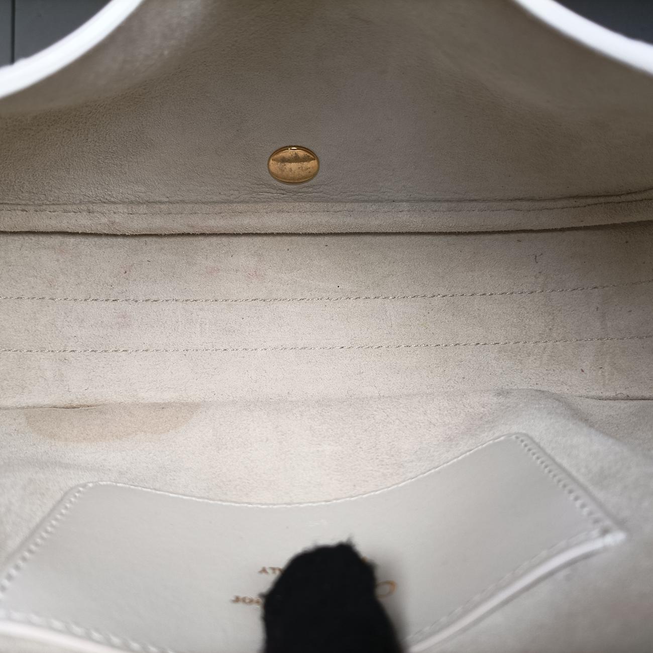 Secondhand Christian Dior Bobby White leather  shoulderbag | stylenewstar