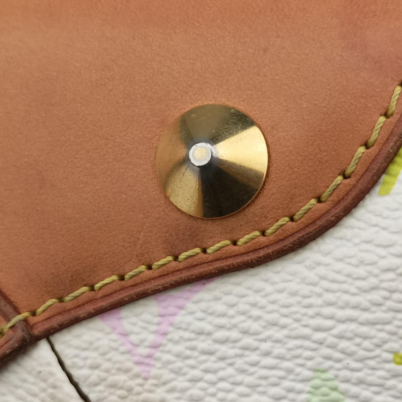 Pre-owned Louis Vuitton JUDY MM white Monogram Multicolor M40255 shoulderbag | stylenewstar