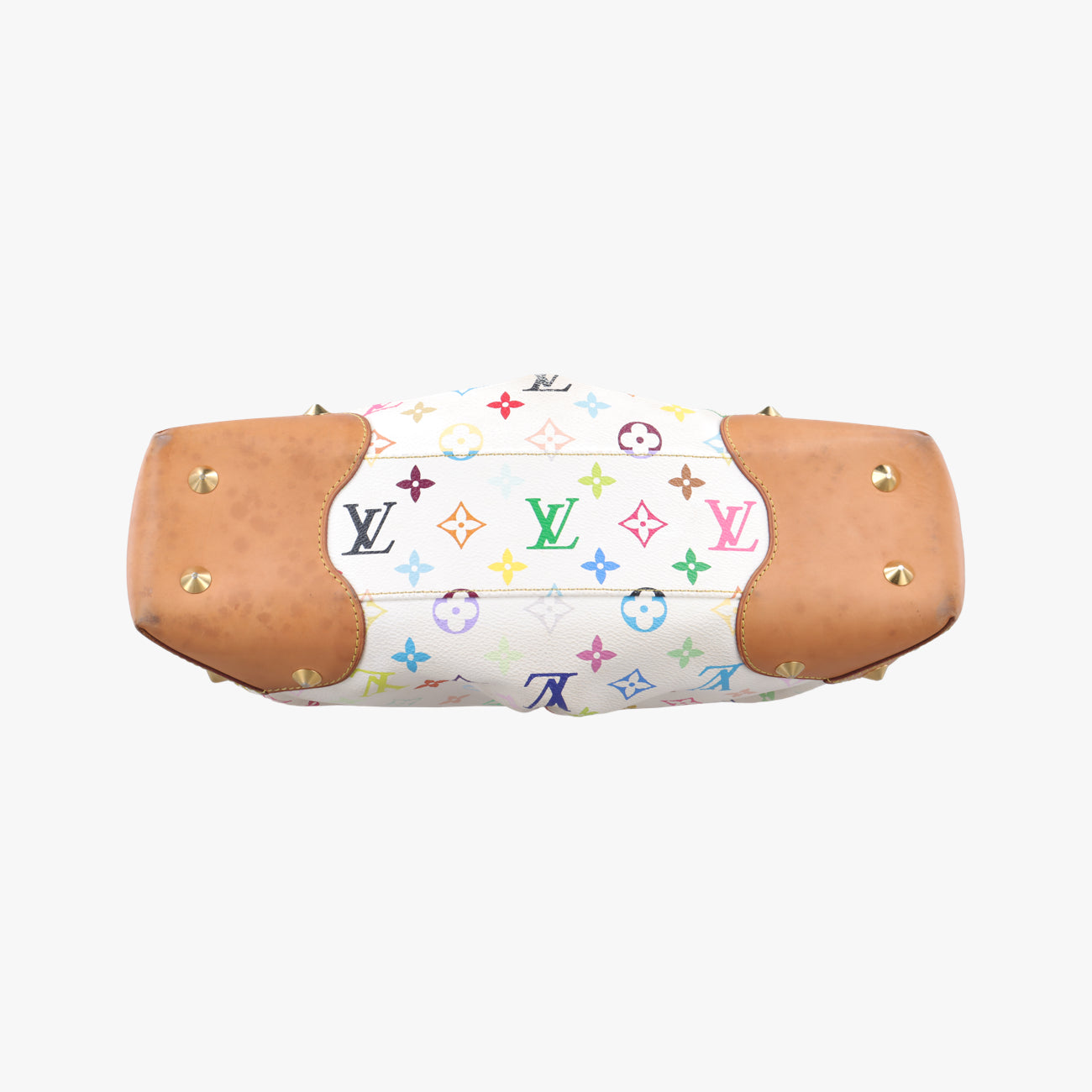 Pre-owned Louis Vuitton JUDY MM white Monogram Multicolor M40255 shoulderbag | stylenewstar