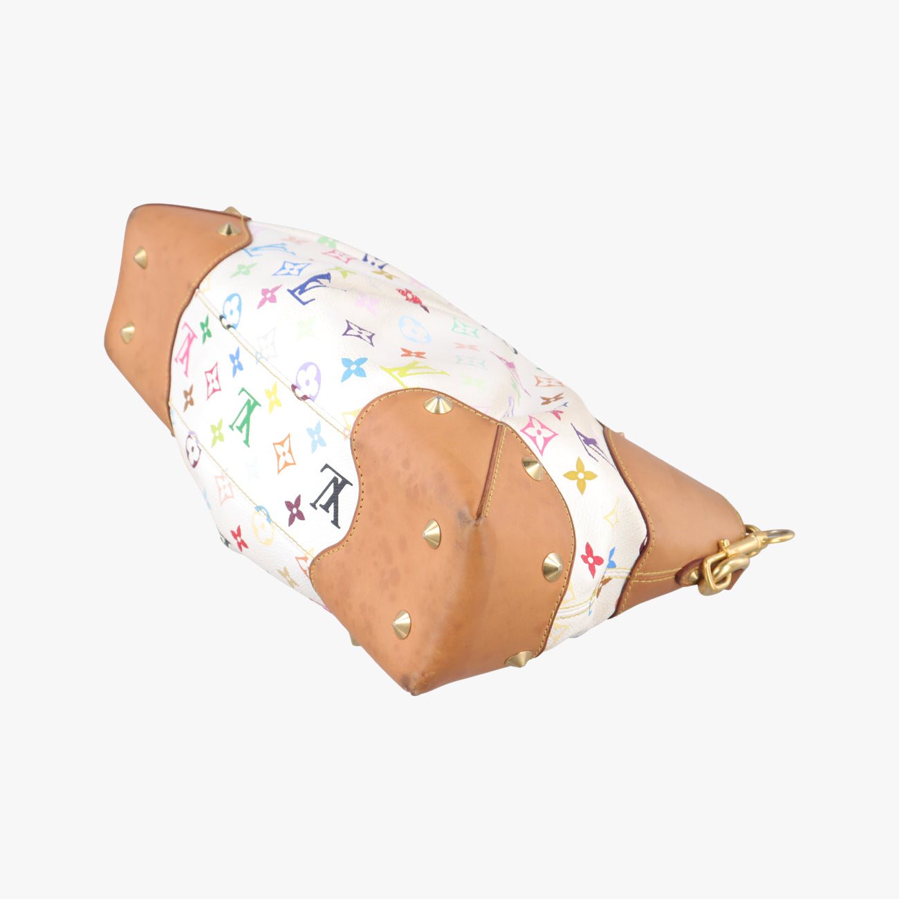 Pre-owned Louis Vuitton JUDY MM white Monogram Multicolor M40255 shoulderbag | stylenewstar