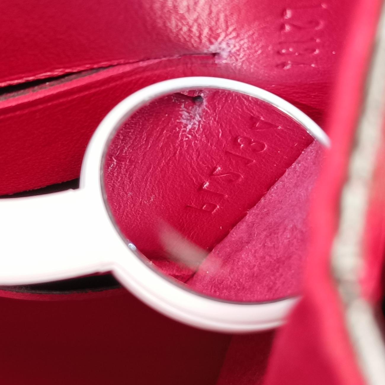 Pre-owned Louis Vuitton LOUISE MM Rose Leather  shoulderbag | stylenewstar