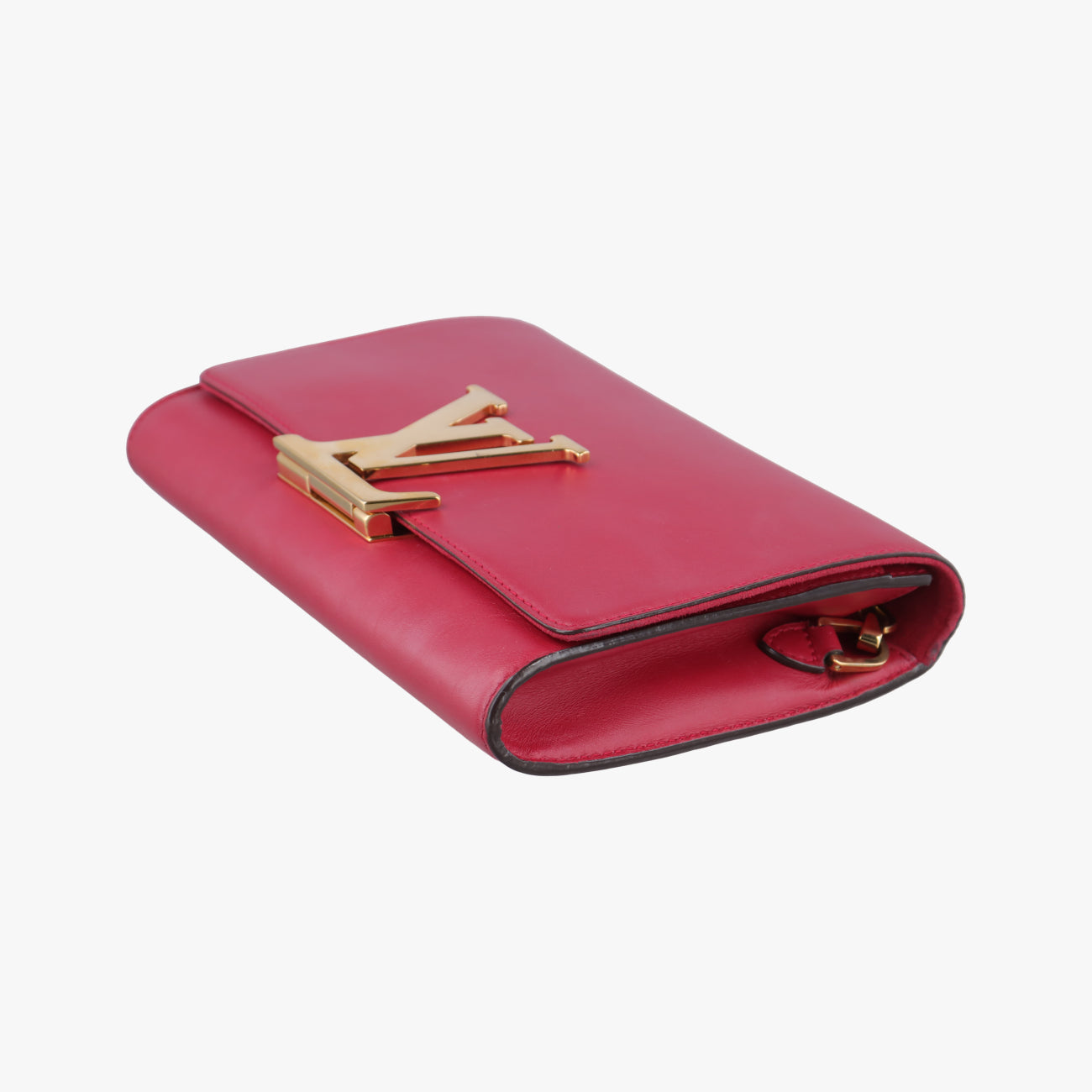 Pre-owned Louis Vuitton LOUISE MM Rose Leather  shoulderbag | stylenewstar