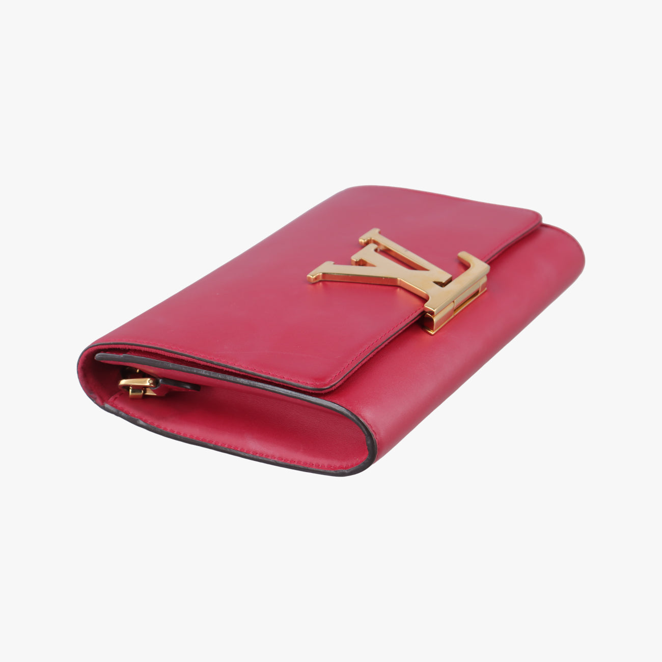 Pre-owned Louis Vuitton LOUISE MM Rose Leather  shoulderbag | stylenewstar