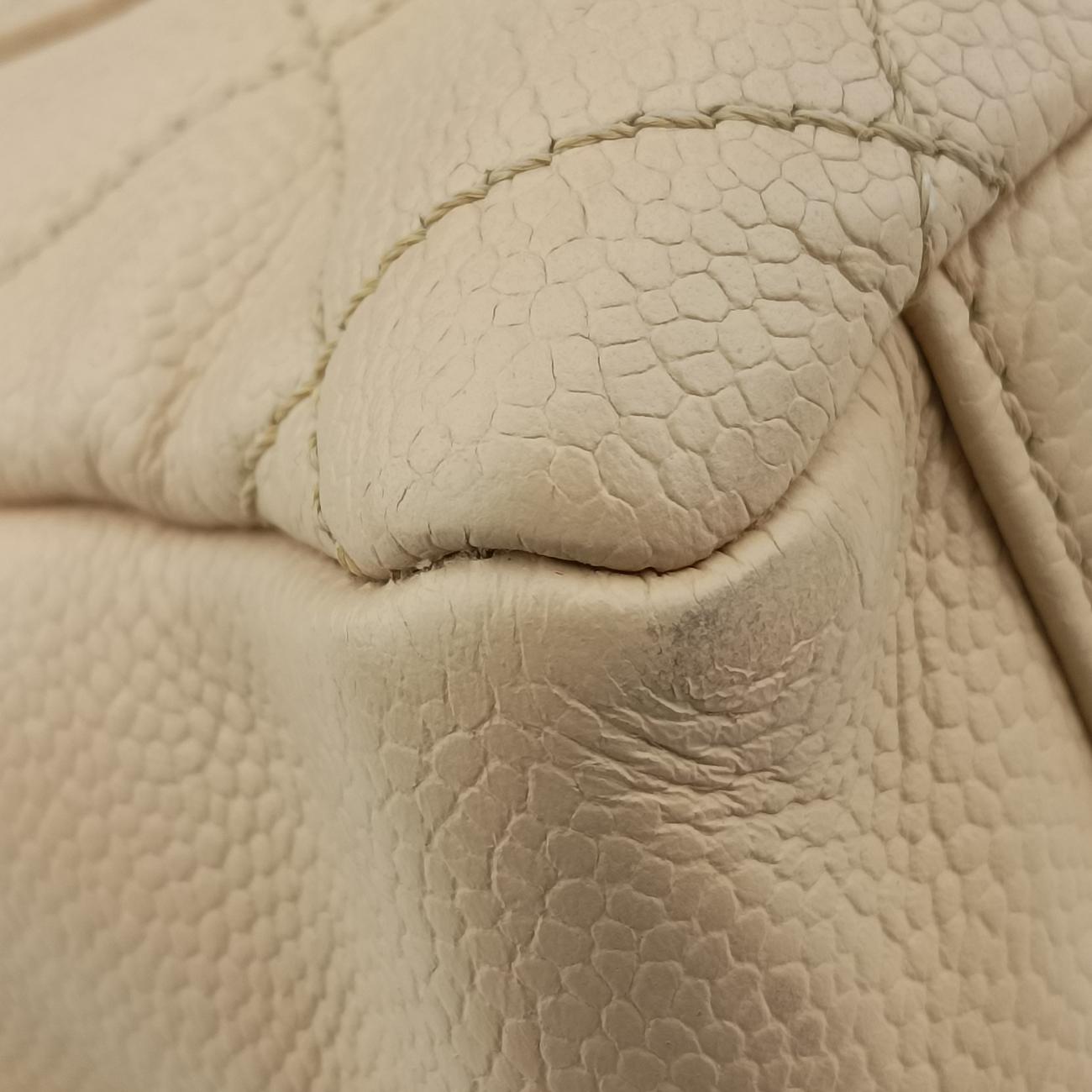 Pre-owned Chanel Matelasse Cocomark GST Beige caviar skin A20995 handbag | stylenewstar