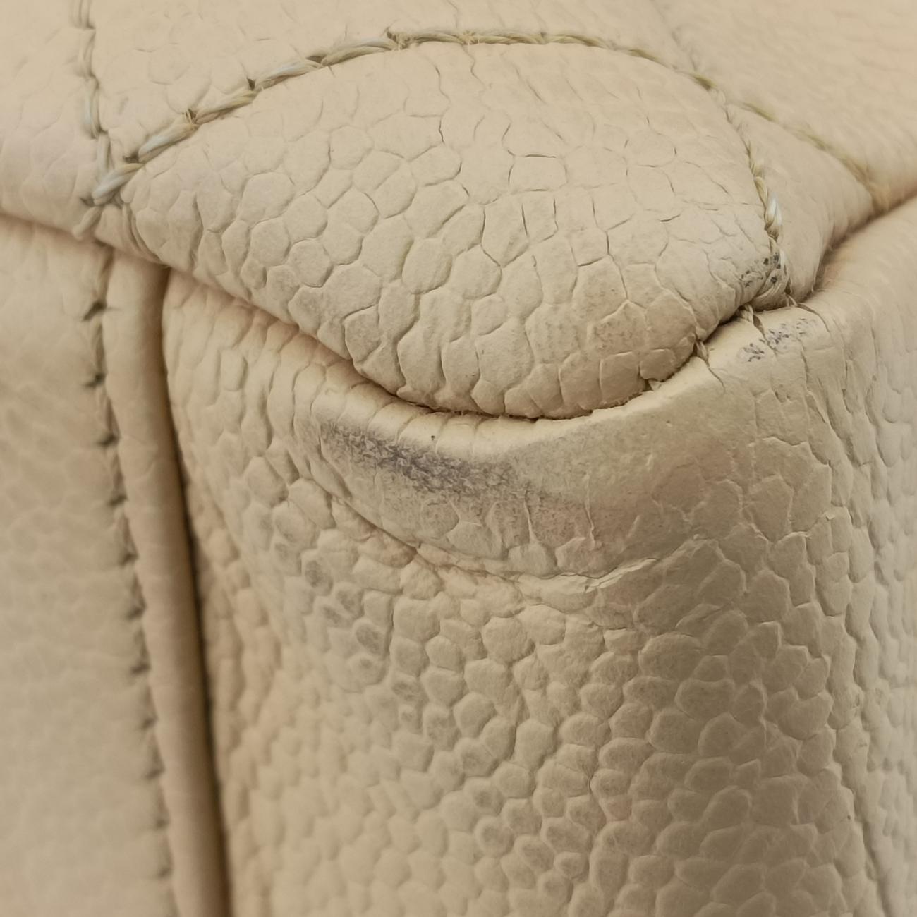 Pre-owned Chanel Matelasse Cocomark GST Beige caviar skin A20995 handbag | stylenewstar