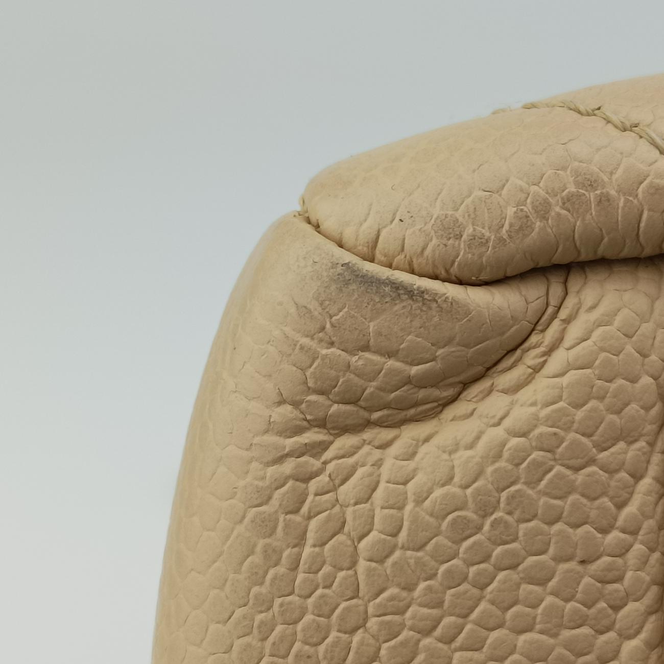 Pre-owned Chanel Matelasse Cocomark GST Beige caviar skin A20995 handbag | stylenewstar