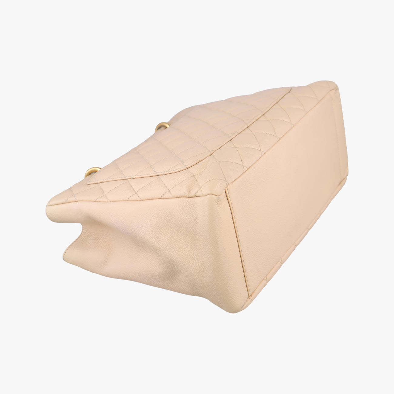 Pre-owned Chanel Matelasse Cocomark GST Beige caviar skin A20995 handbag | stylenewstar