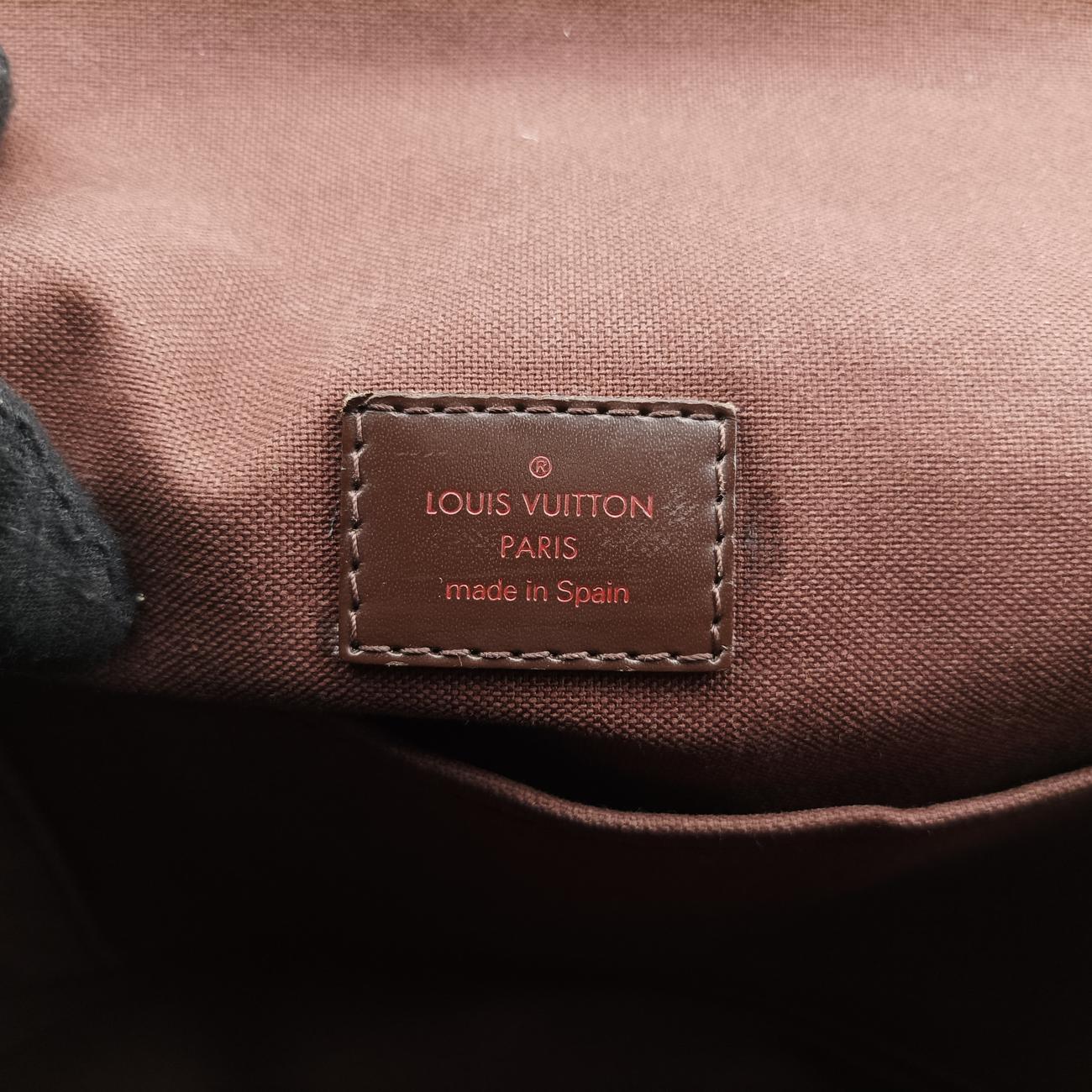 Pre-owned Louis Vuitton BROOKLYN MM EBENE Damier Canvas N51211 shoulderbag | stylenewstar