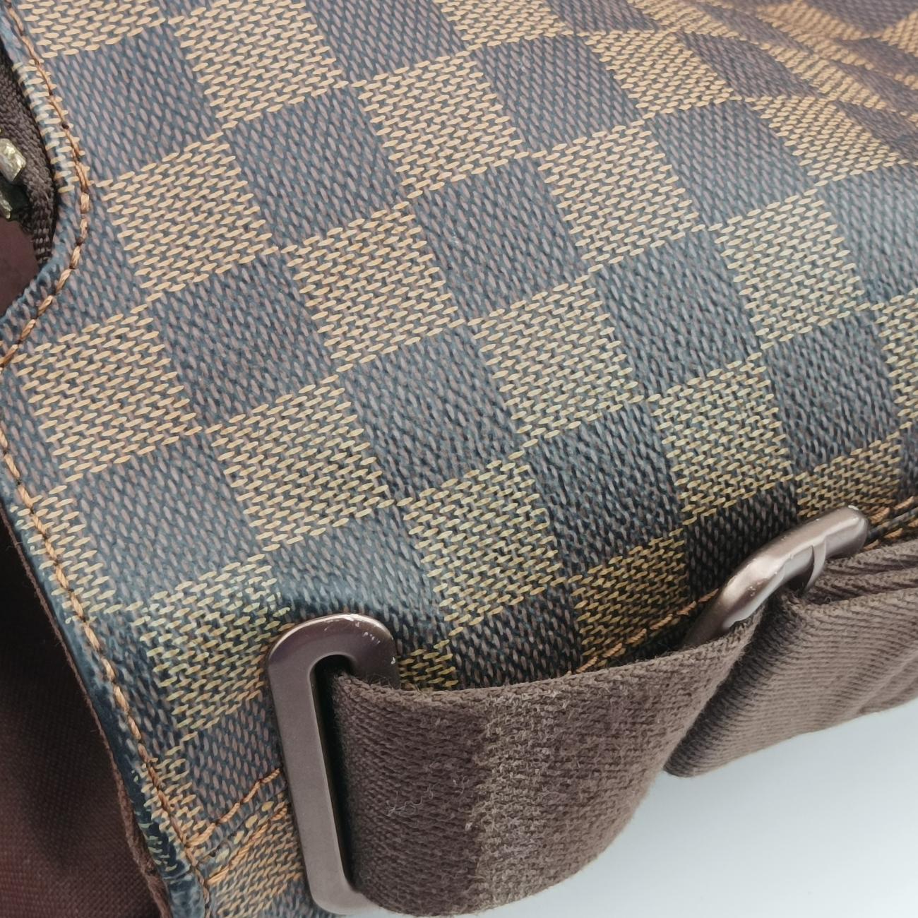 Pre-owned Louis Vuitton BROOKLYN MM EBENE Damier Canvas N51211 shoulderbag | stylenewstar