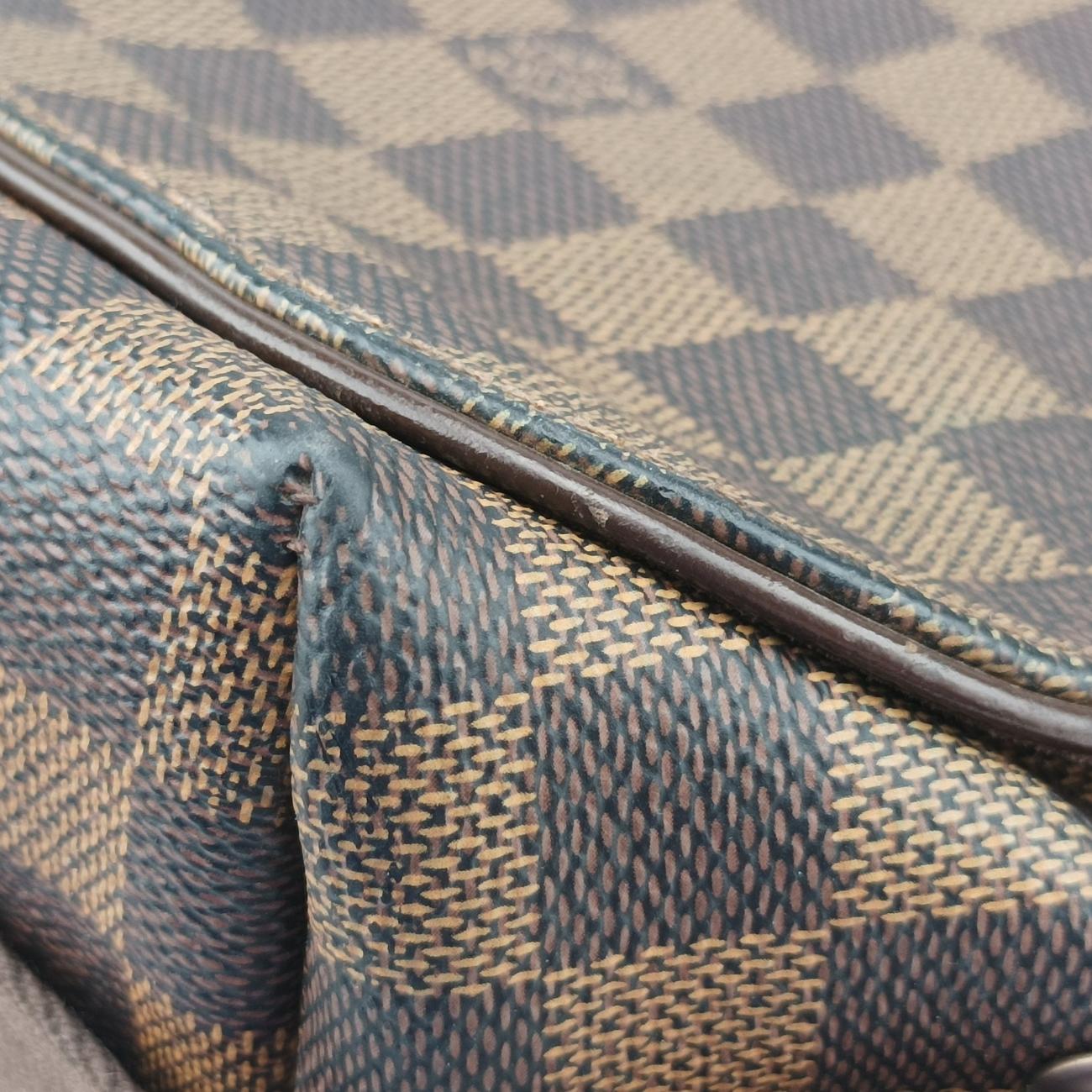 Pre-owned Louis Vuitton BROOKLYN MM EBENE Damier Canvas N51211 shoulderbag | stylenewstar
