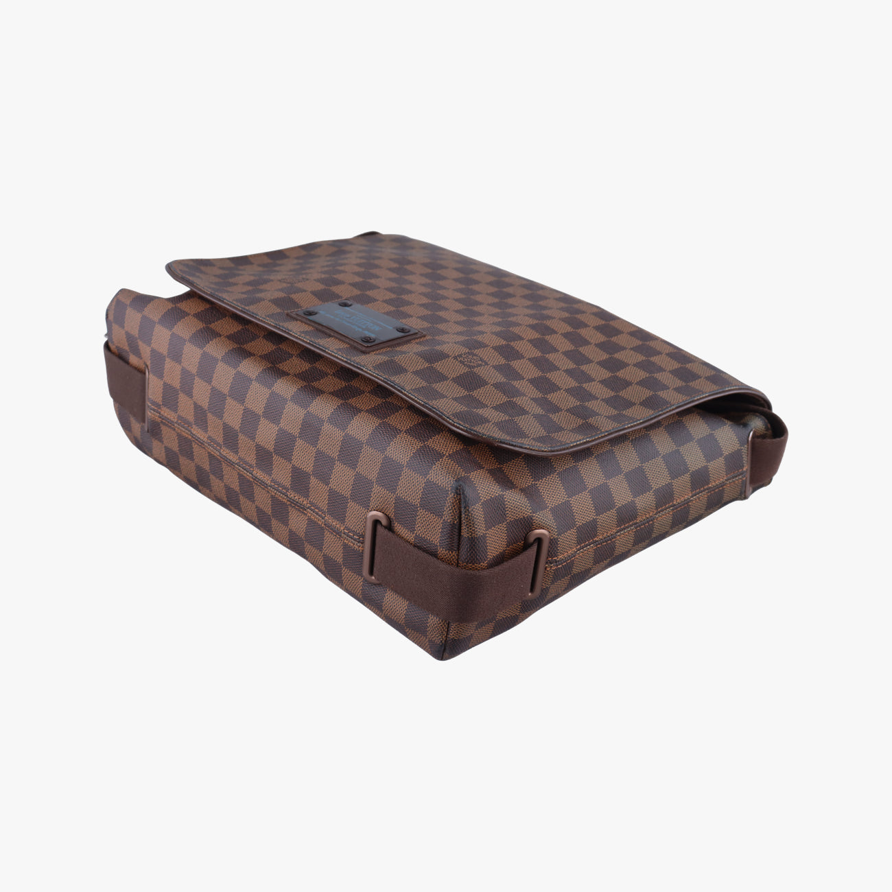 Pre-owned Louis Vuitton BROOKLYN MM EBENE Damier Canvas N51211 shoulderbag | stylenewstar