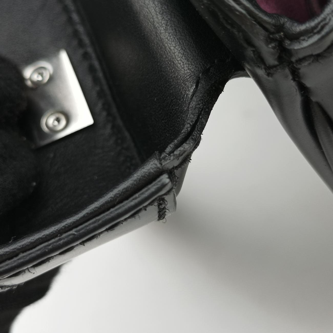 Pre-owned Gucci Bamboo Black Leather 353522 shoulderbag | stylenewstar