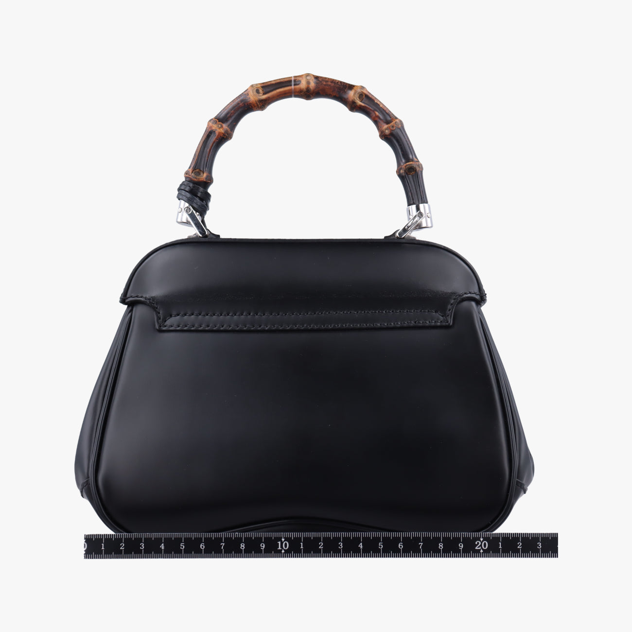 Pre-owned Gucci Bamboo Black Leather 353522 shoulderbag | stylenewstar