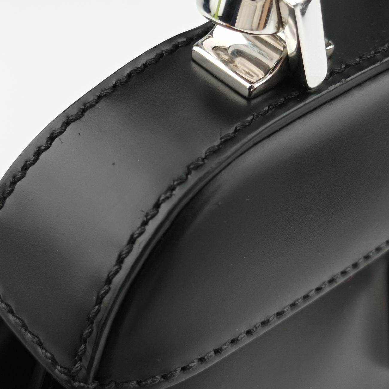 Pre-owned Gucci Bamboo Black Leather 353522 shoulderbag | stylenewstar