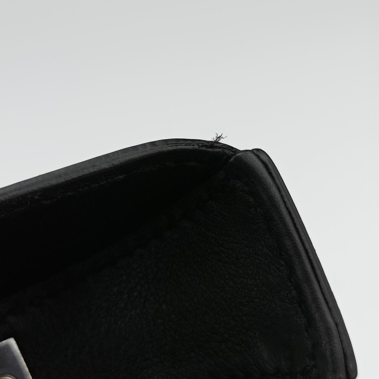 Pre-owned Gucci Bamboo Black Leather 353522 shoulderbag | stylenewstar