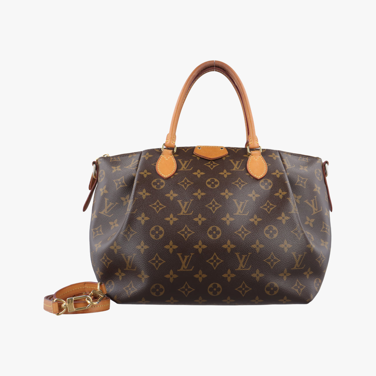 Pre-owned Louis Vuitton TURENNE MM Brown Monogram Canvas M48814 shoulderbag | stylenewstar