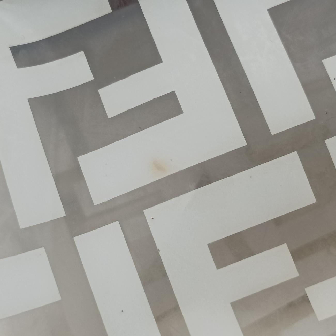 Pre-owned Fendi Mon Treso Beige×White×Multicolour PVC Coated Canvas 8BT298 shoulderbag | stylenewstar