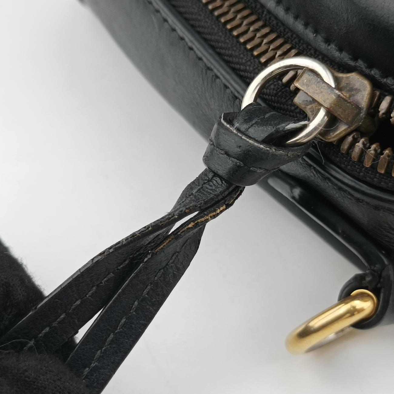 Vintage Gucci GG Marmont Black Leather 498100 shoulderbag | stylenewstar