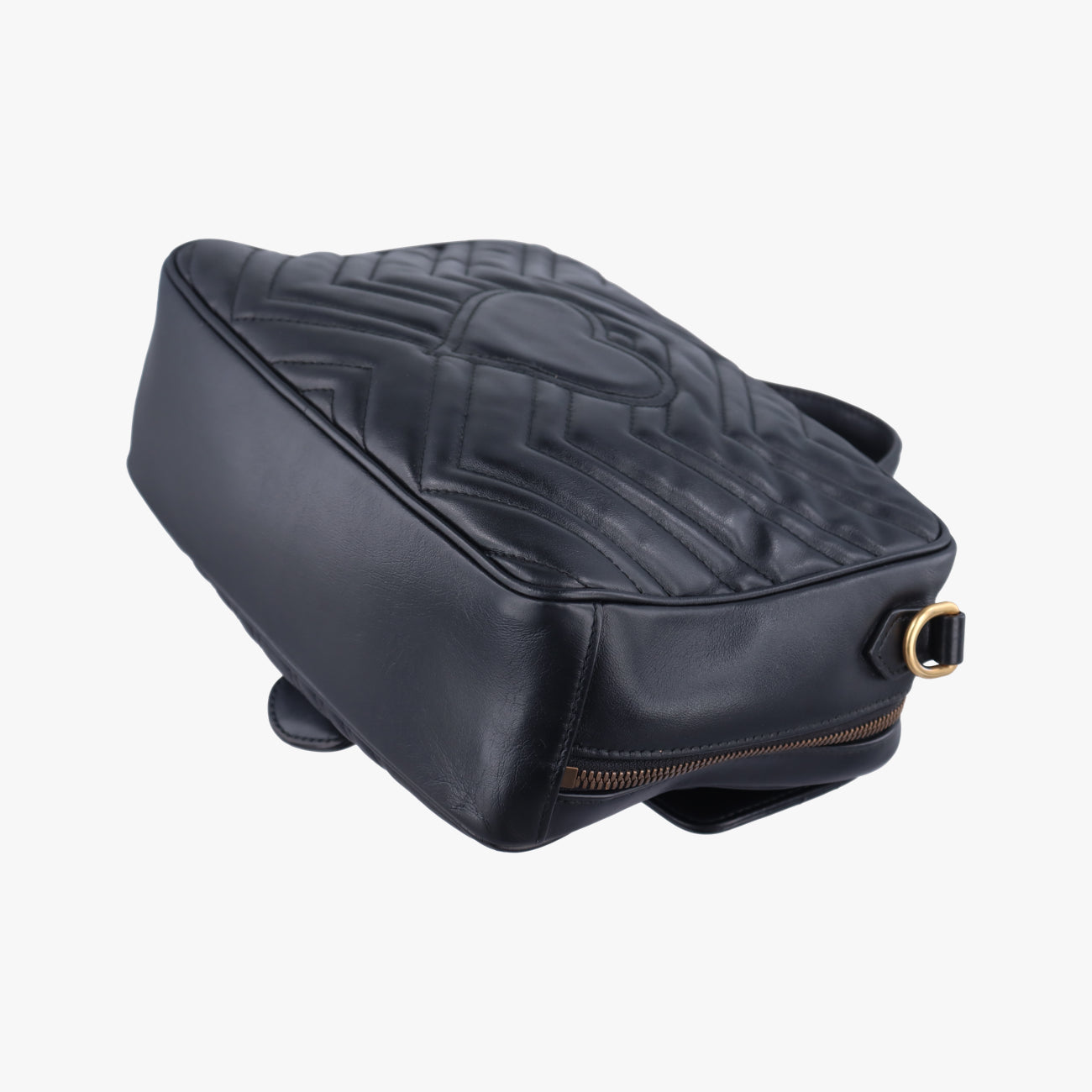 Vintage Gucci GG Marmont Black Leather 498100 shoulderbag | stylenewstar