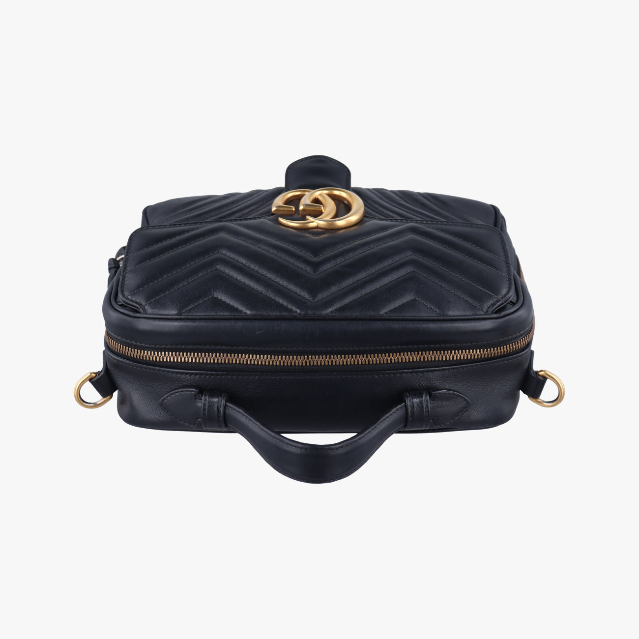 Vintage Gucci GG Marmont Black Leather 498100 shoulderbag | stylenewstar