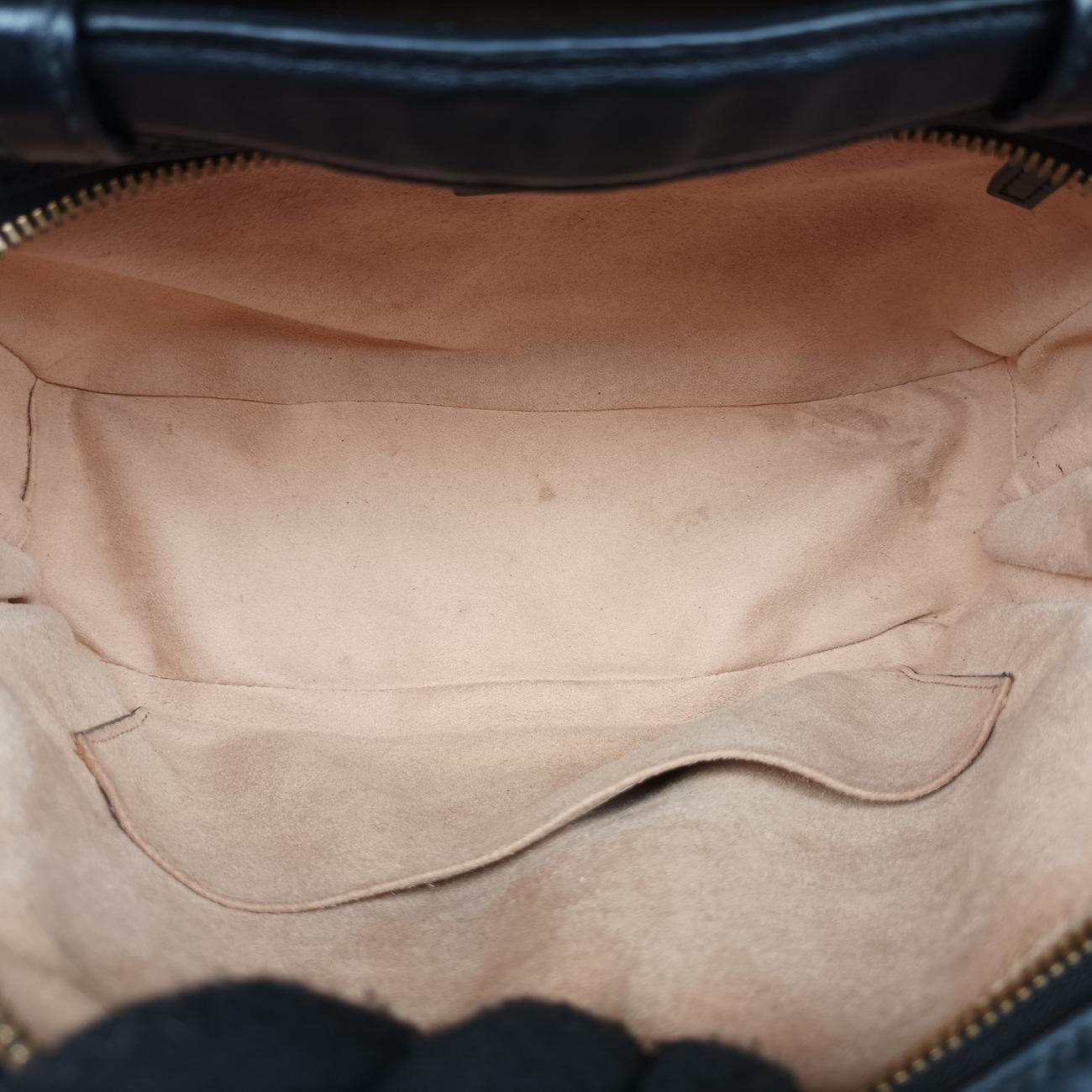 Vintage Gucci GG Marmont Black Leather 498100 shoulderbag | stylenewstar