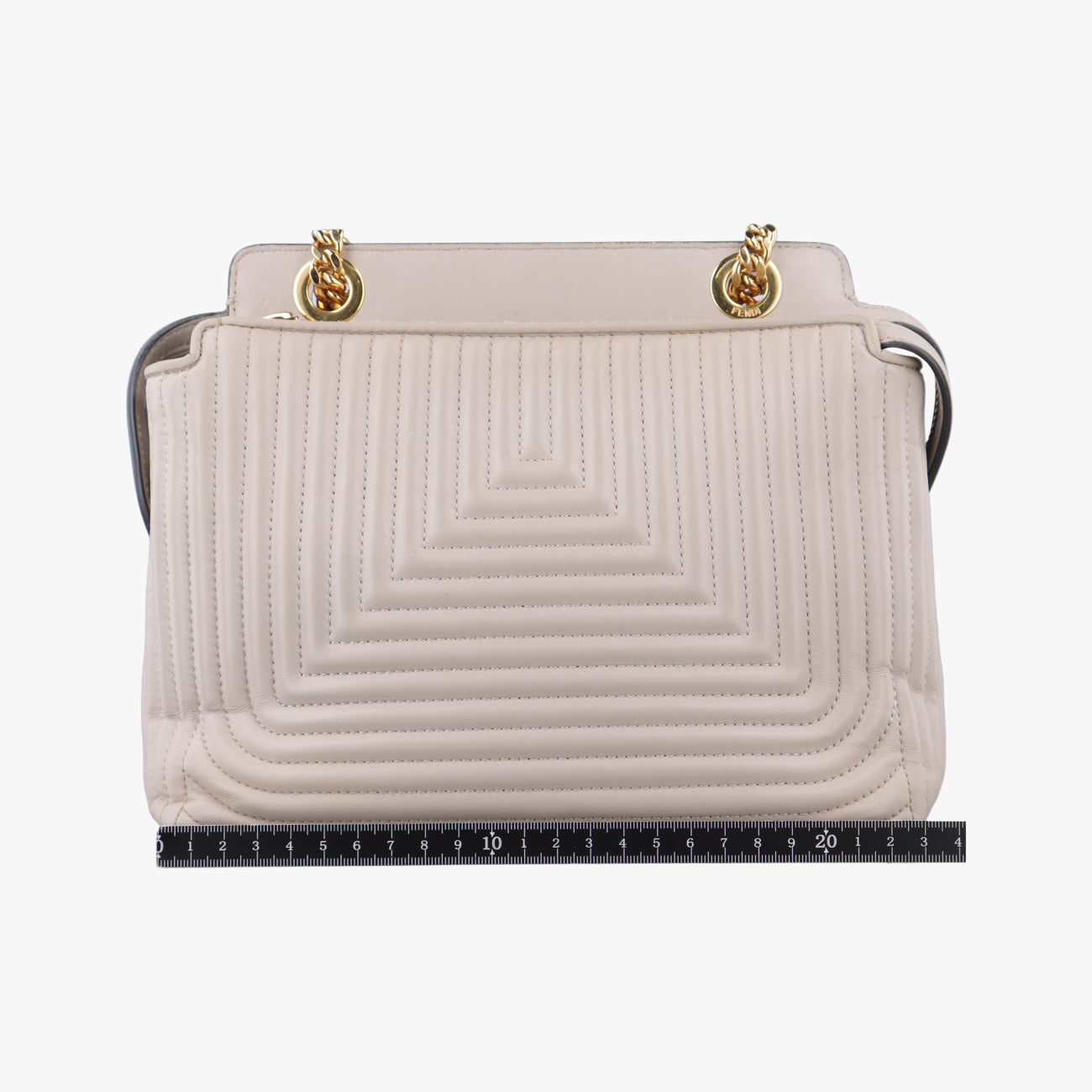 Secondhand Fendi Dotcom Click Small Beige Leather 8BN299 shoulderbag | stylenewstar