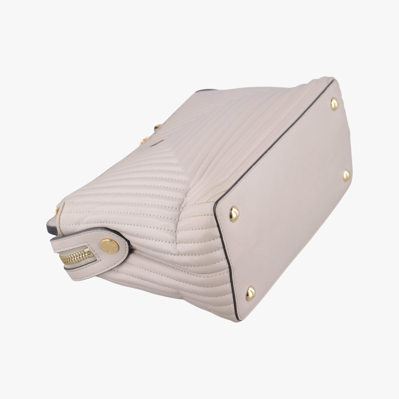 Secondhand Fendi Dotcom Click Small Beige Leather 8BN299 shoulderbag | stylenewstar